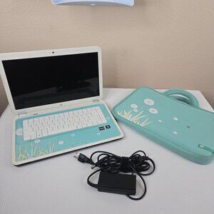 HP Pavilion G6 Laptop With Charger Protective Sleeve AMD A4 Vision Windows 7 15.